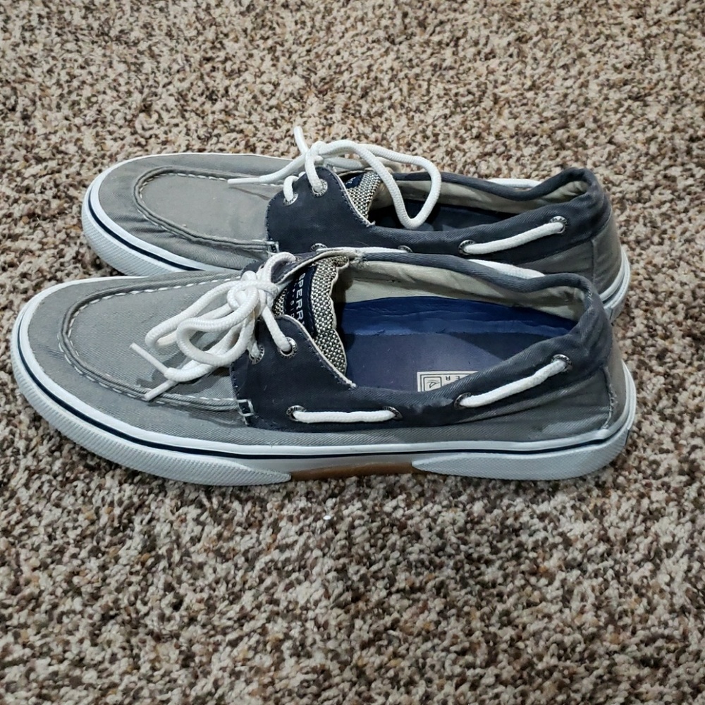 Sperry Top-Sider Halyard Ash Navy/Gray Salt Wash